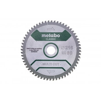 Metabo 628066000 circular saw blade 21.6 cm 1 pc(s)