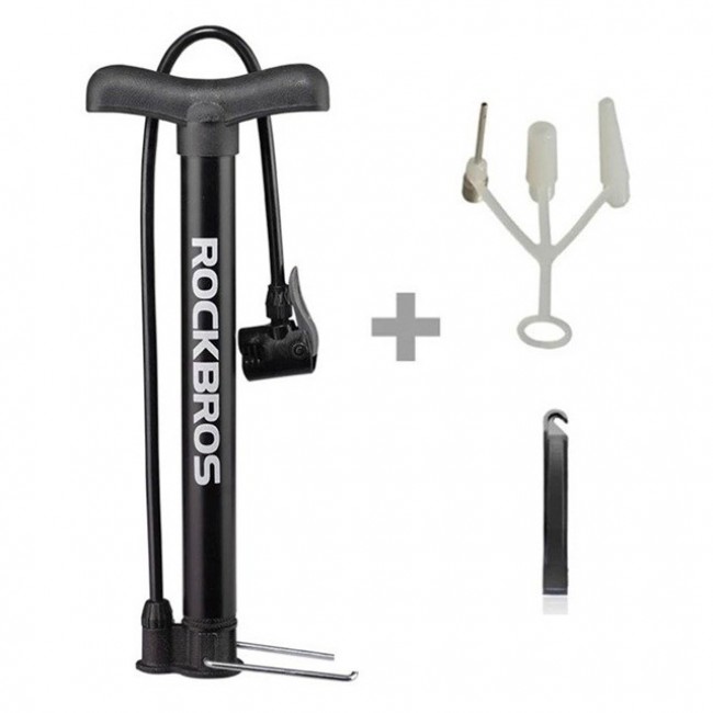 Rockbros A320 Bicycle floor pump Black Rockbros A320 Bicycle floor pump Black