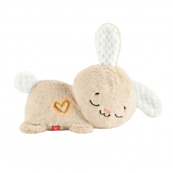 Fisher-Price Soothe & Settle Bunny Plush Baby Toy & Customizable Sound Machine with Motion
