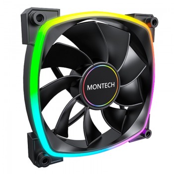Montech RX140 PWM Computer case Fan 14 cm Black 1 pc(s)