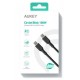 AUKEY CB-SCC101 USB-C Type-C Power Delivery PD 100W 5A 1m Silikon Black AUKEY CB-SCC101 USB-C Type-C Power Delivery PD 100W 5A 1m Silikon Black