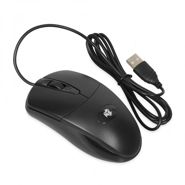iBOX i007 wired optical mouse, black iBOX i007 wired optical mouse, black