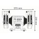 TABLE GRINDER FI 200/32 MM 600W GBG 60-20 BOSCH TABLE GRINDER FI 200/32 MM 600W GBG 60-20 BOSCH