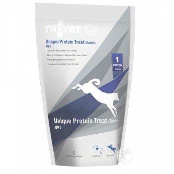 TROVET Unique Protein Treat URT Rabbit - dog treat - 125g