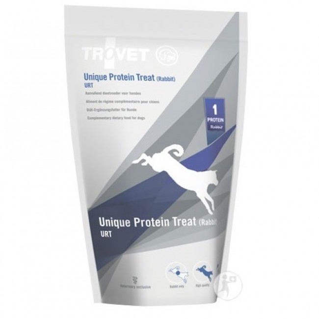 TROVET Unique Protein Treat URT Rabbit - dog treat - 125g TROVET Unique Protein Treat URT Rabbit - dog treat - 125g