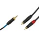 SSQ MiJRCA1 - cable mini stereo jack - 2x RCA, 1 metre SSQ MiJRCA1 - cable mini stereo jack - 2x RCA, 1 metre