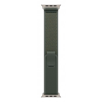 Apple 49mm Green Trail Loop - S/M - Natural Titanium Finish