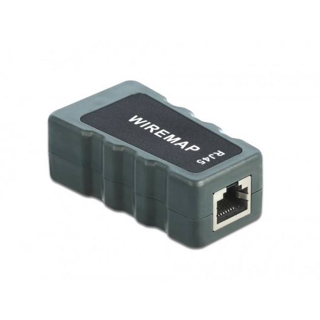 LCD Cable Tester RJ45 / PoE / DC