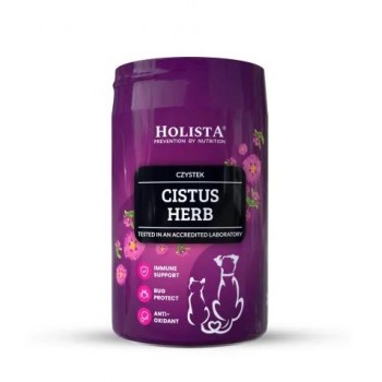 HOLISTA Cistus herb - supplements for dogs and cats - 100g