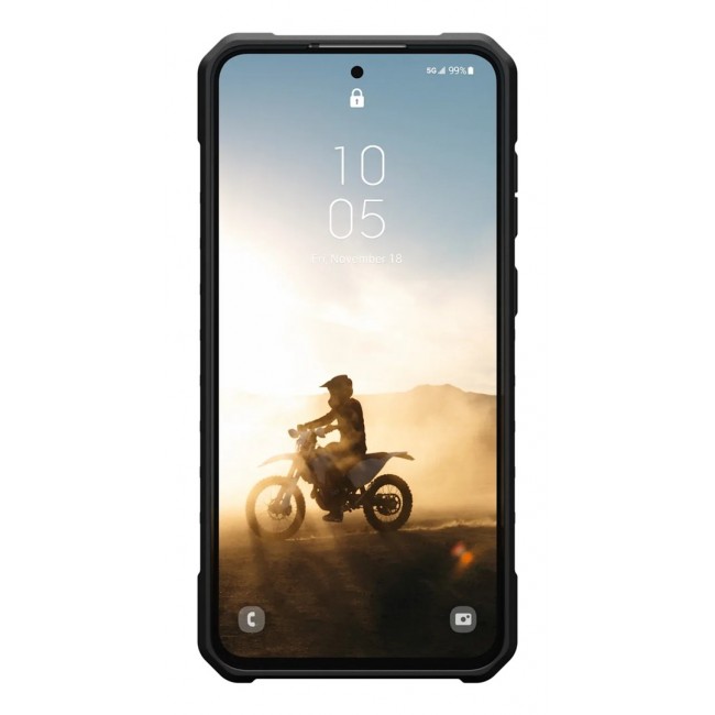 UAG Pathfinder Clear Magnet - obudowa ochronna do Samsung Galaxy S25 FE z wbudowanym modu em magnetycznym (ash/black)