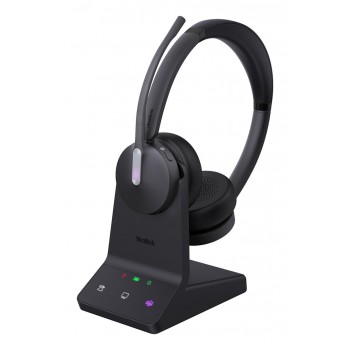Yealink WH64 Dual Teams Headset Wireless Head-band Office/Call center USB Type-C Bluetooth Black