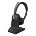 Yealink WH64 Dual Teams Headset Wireless Head-band Office/Call center USB Type-C Bluetooth Black