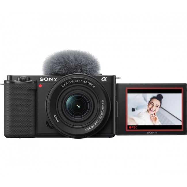 Sony ZV-E10 + E PZ 16-50mm F3.5-5.6 OSS II MILC 24.2 MP CMOS 6000 x 4000 pixels Black Sony ZV-E10 + E PZ 16-50mm F3.5-5.6 OSS II MILC 24.2 MP CMOS 6000 x 4000 pixels Black
