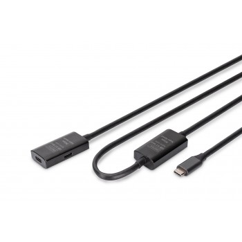 Digitus Active USB 3.2 Gen1 5G extension cable, USB-C - USB-C, 10m