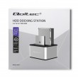 Qoltec 5316 2x HDD / SSD docking station | 2.5 