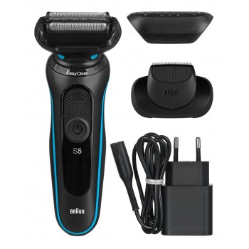 Braun Series 5 51-M1200s Foil shaver Trimmer Black, Blue