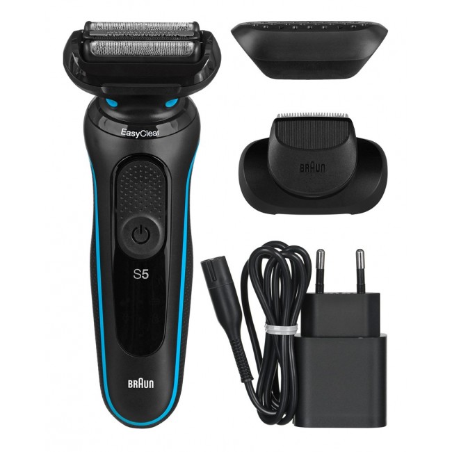 Braun Series 5 51-M1200s Foil shaver Trimmer Black, Blue