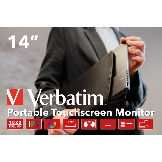 Verbatim 49591 computer monitor 35.6 cm (14 Verbatim 49591 computer monitor 35.6 cm (14