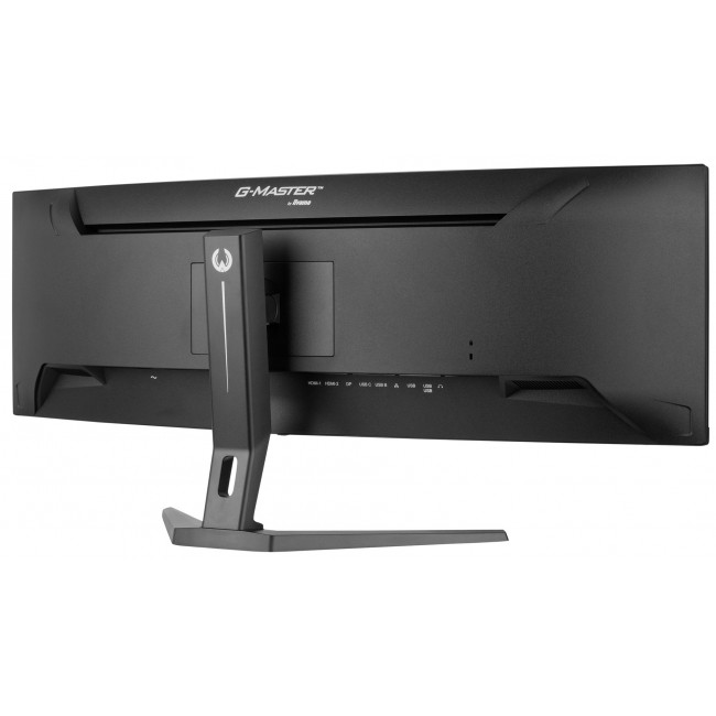 iiyama G-MASTER Immerse yourself in the game with the curved 45 Dual QHD Red Eagle Gaming Display