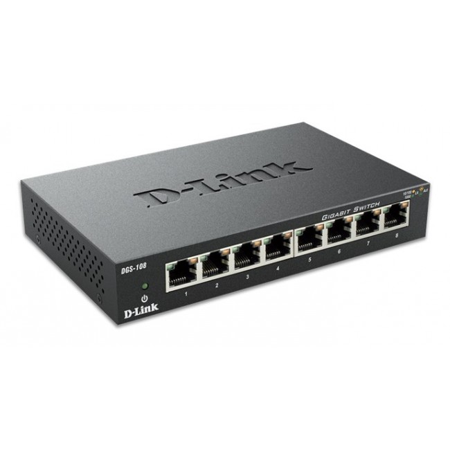 D-Link DGS-108 Black D-Link DGS-108 Black