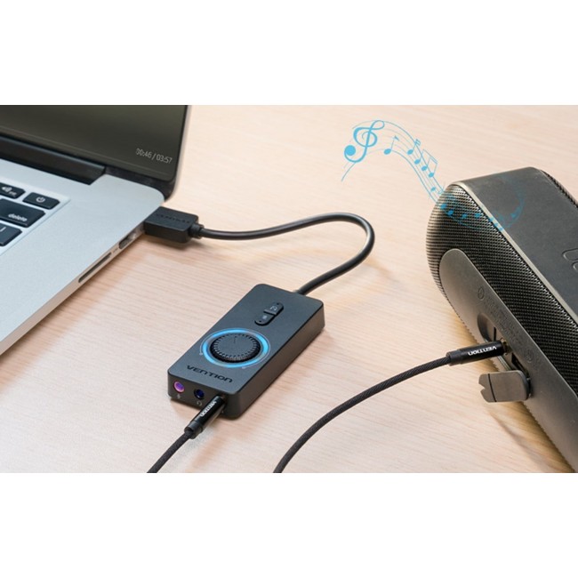 Vention 1m USB 2.0 external sound card