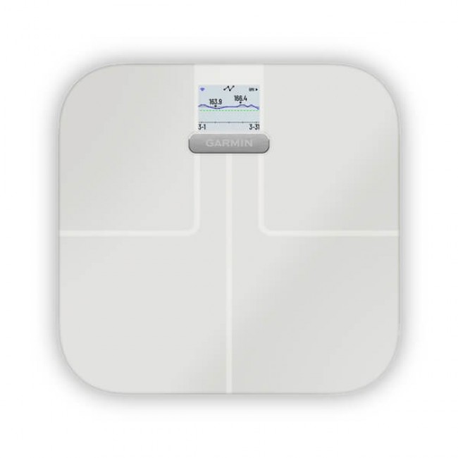 Garmin Index S2 Rectangle White Electronic personal scale Garmin Index S2 Rectangle White Electronic personal scale