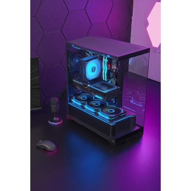 Mars Gaming MCPRISMA computer case Midi Tower Black