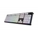 HATOR Skyfall Wireless 100 keyboard Gaming USB + RF Wireless + Bluetooth QWERTY US English Black, White