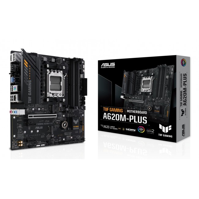 ASUS TUF GAMING A620M-PLUS AMD A620 Socket AM5 micro ATX ASUS TUF GAMING A620M-PLUS AMD A620 Socket AM5 micro ATX