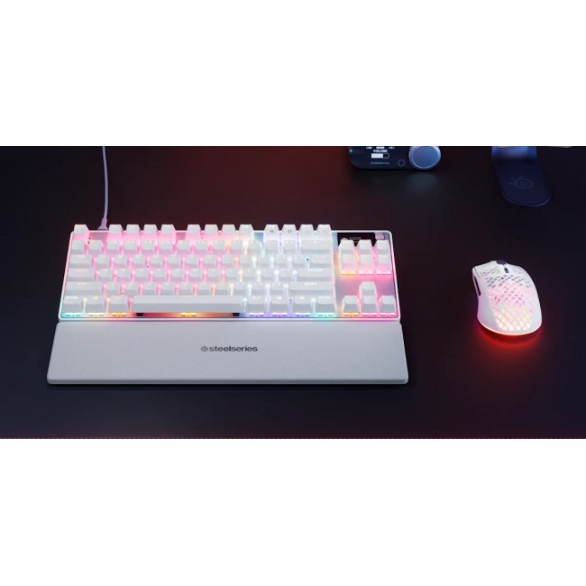 Steelseries APEX PRO TKL GEN 3 keyboard Gaming USB US English White