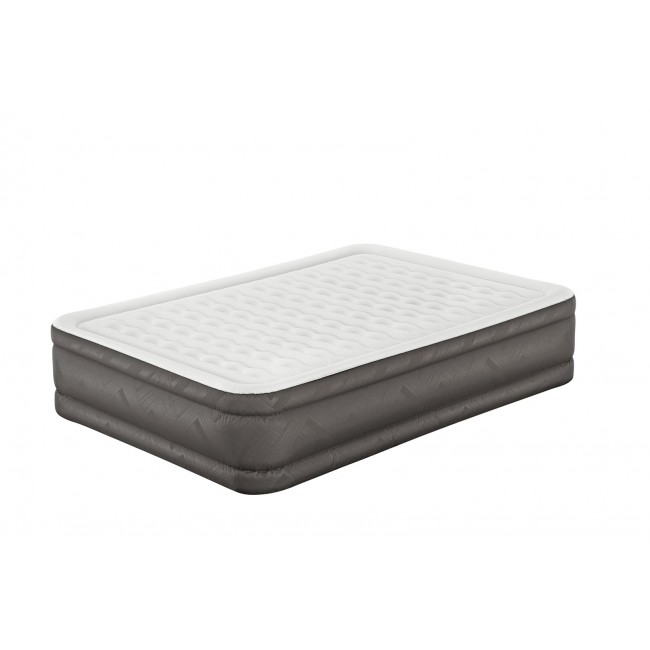 Bestway Fortech Air Mattress Queen with Built-in AC Pump and Antimicrobial Coating 2.03 m x 1.52 m x 46 cm