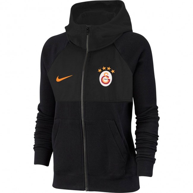 Bluza dla dzieci Nike Sportswear Full-Zip Hoodie czarna DA1686 010 L Bluza dla dzieci Nike Sportswear Full-Zip Hoodie czarna DA1686 010 L