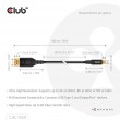 Cable USB-C to DP 1M/M/M CAC-1559 Club3D Cable USB-C to DP 1M/M/M CAC-1559 Club3D