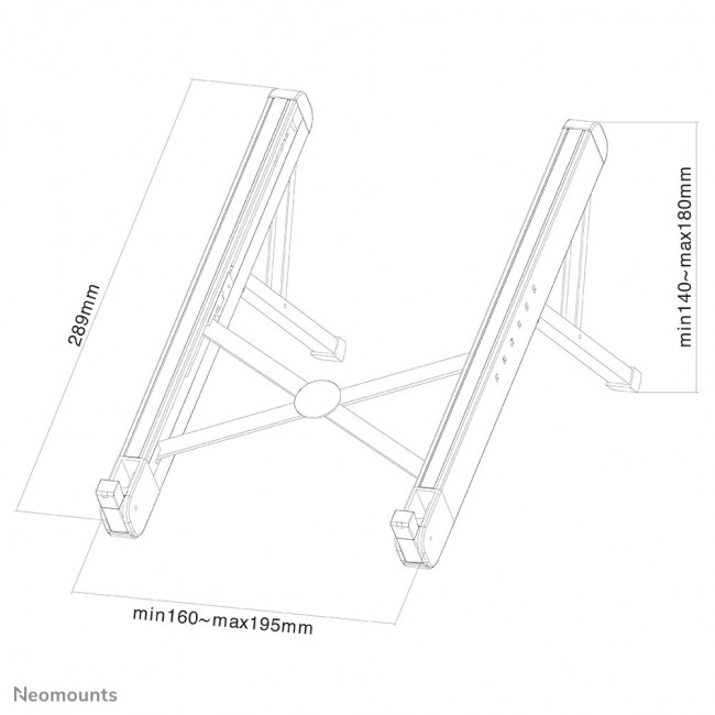 Neomounts NSLS010 Laptop stand 11-17