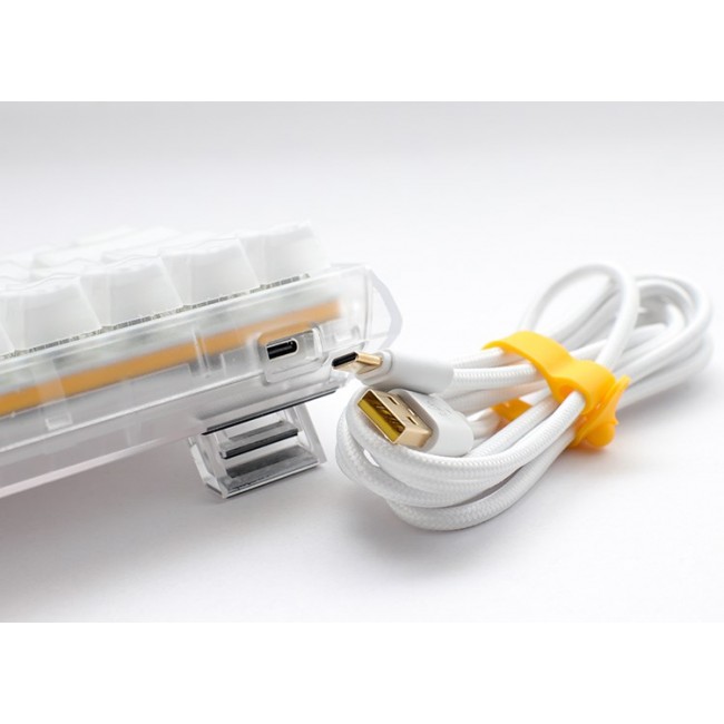 Ducky One 3 SF keyboard Gaming USB QWERTZ German White