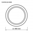 Activejet LED ceiling plafond AJE-KAMA 24W