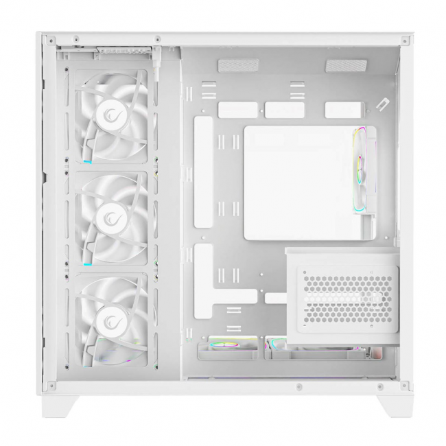 RAMPAGE PC CASE WITH TEMPERED GLASS white RAMPAGE PC CASE WITH TEMPERED GLASS white