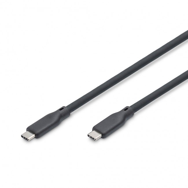 Digitus USB silicone cable, USB4 version 2.0, USB 80Gbps, 1.5 m, black