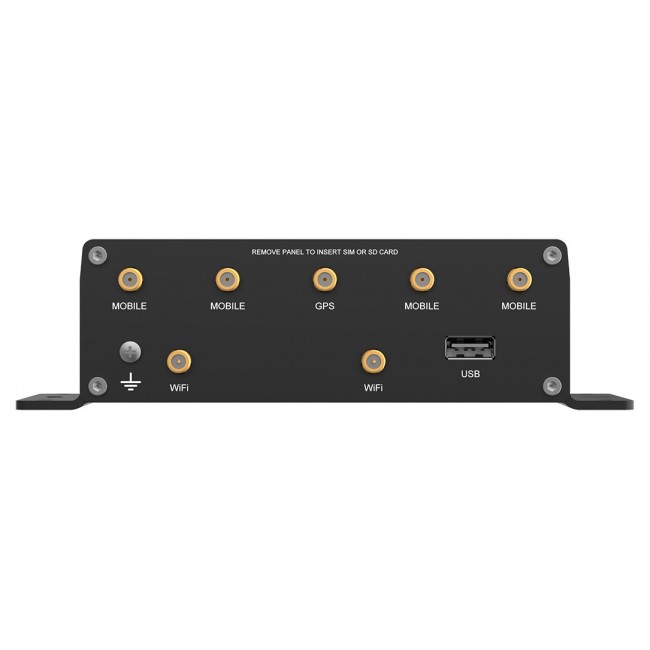 Teltonika ATRM50 5G Router for Transportation, Ultra-High Cellular Speeds, M12 CONNECTORS, DUAL SIM & eSIM, EN 45545-2 and EN 50155, PSU not included wireless router Gigabit Ethernet Dual-band (2.4 GHz / 5 GHz) Black