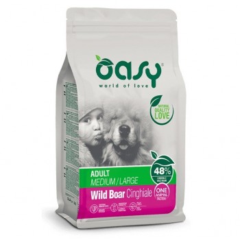 OASY One animal protein Medium & Large Wild boar Mono - dry dog food - 10kg