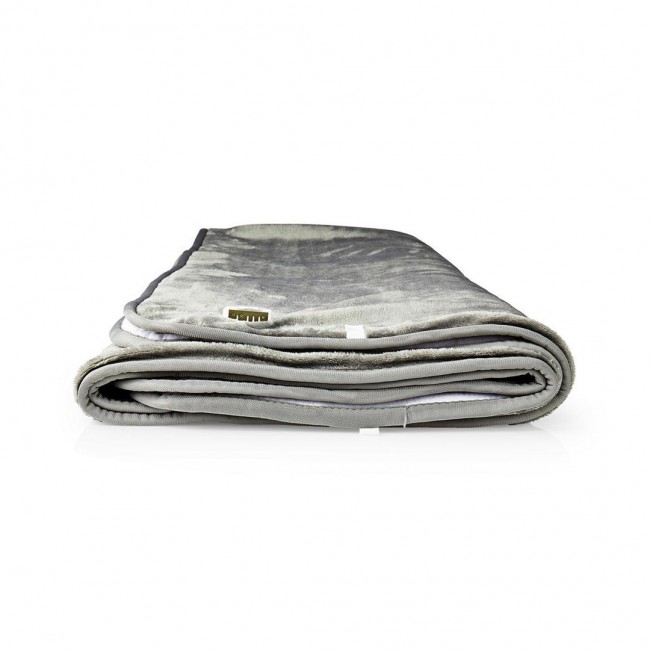 Nedis PEBL130CWT2 electric blanket 120 W Grey, White Fleece, Polyester Nedis PEBL130CWT2 electric blanket 120 W Grey, White Fleece, Polyester