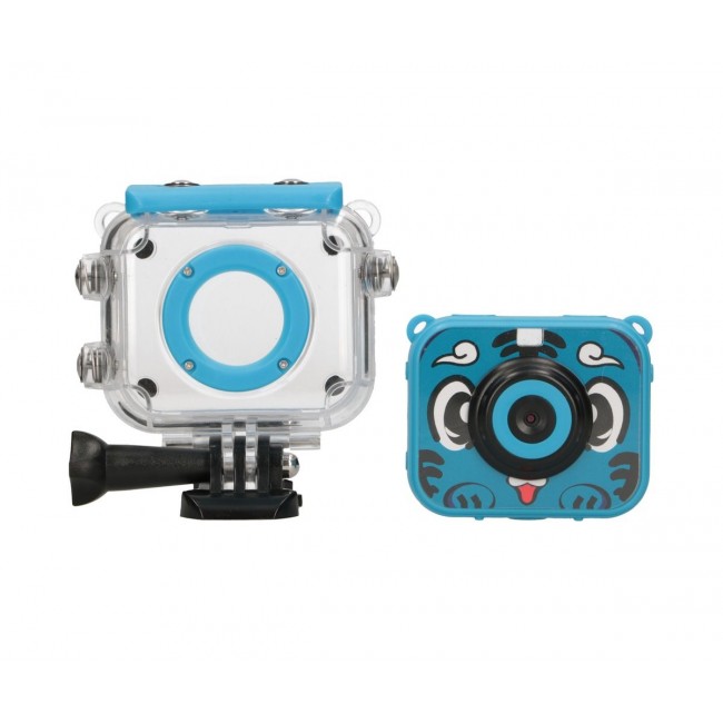 Extralink Camera Kids Camera H18 Blue 1080P 30fps, IP68, 2.0