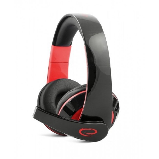 Esperanza EGH300R Headset Wired Head-band Gaming Black, Red