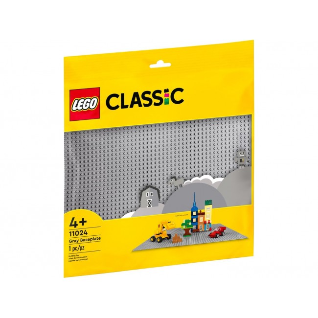 LEGO Classic 11024 Grey construction tile LEGO Classic 11024 Grey construction tile