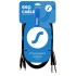 SSQ RCAJM1 SS-1427 Cable 2x RCA - 2x Jack Mono 6,3 mm 1 m Black