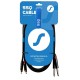 SSQ RCAJM1 SS-1427 Cable 2x RCA - 2x Jack Mono 6,3 mm 1 m Black SSQ RCAJM1 SS-1427 Cable 2x RCA - 2x Jack Mono 6,3 mm 1 m Black