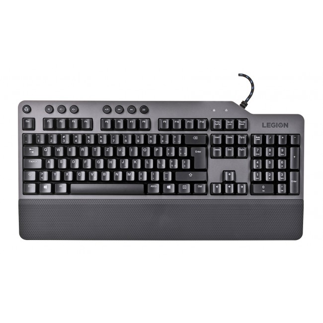 Lenovo Legion K500 keyboard USB QWERTZ Black, Grey Lenovo Legion K500 keyboard USB QWERTZ Black, Grey