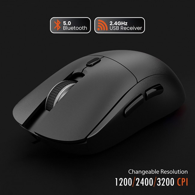 Wireless 2-in-1 Mouse (BT/RF) SILENT & RECHARGE MT1124 Wireless 2-in-1 Mouse (BT/RF) SILENT & RECHARGE MT1124