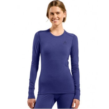 Odlo BL TOP crew neck l/s MERINO 200 long-sleeved thermal underwear, size S, blue