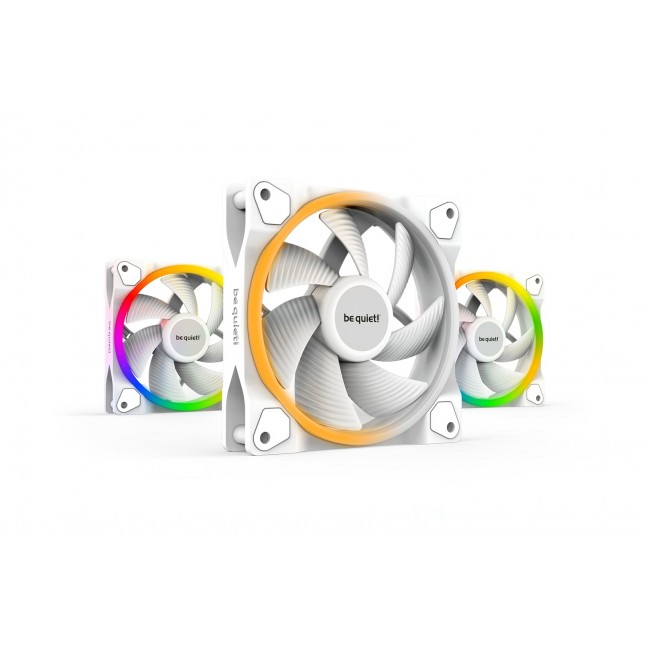 be quiet! Light Wings ARGB PWM Fan, Triple Pack - 120mm, white be quiet! Light Wings ARGB PWM Fan, Triple Pack - 120mm, white